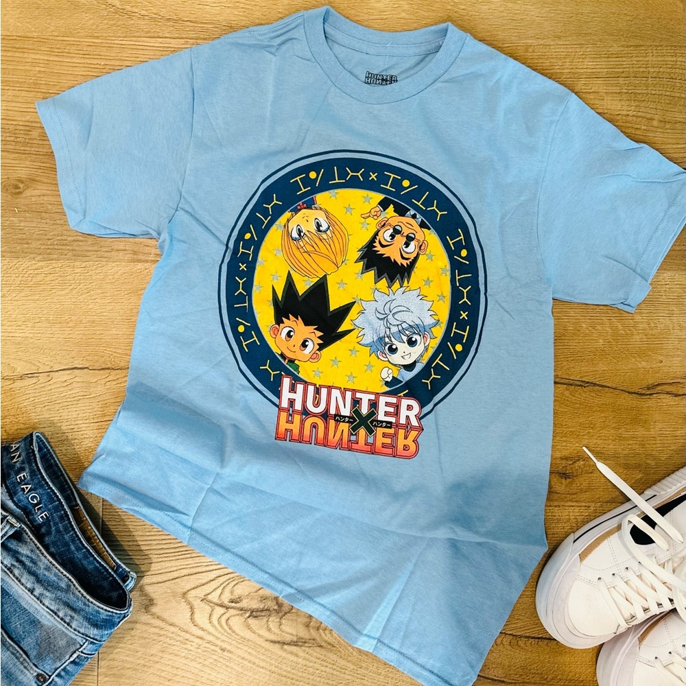 Men’s Tee, Hunter x Hunter sold at Spencer’s size small a X-Large